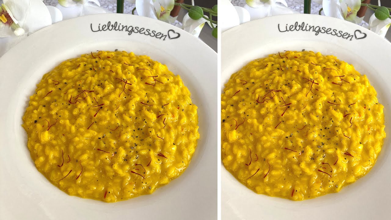 Risoto de Açafrão verdadeiro (Zafferano) | Risotto allo Zafferano