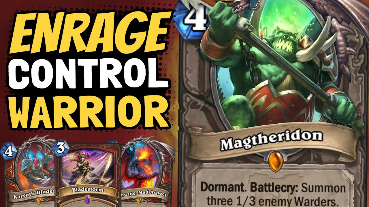 IS MAGTHERIDON GOOD?? Crazy-Good Enrage Control Warrior Runs It! | Ashes of Outland | Hearthstone