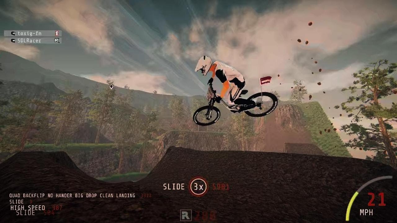 Descenders insane jump