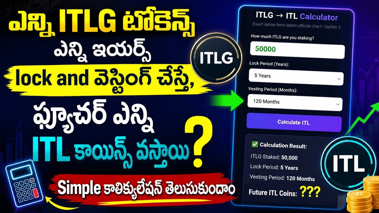 ITLG to ITL Conversion Explained | DAO Voting Latest Update Telugu