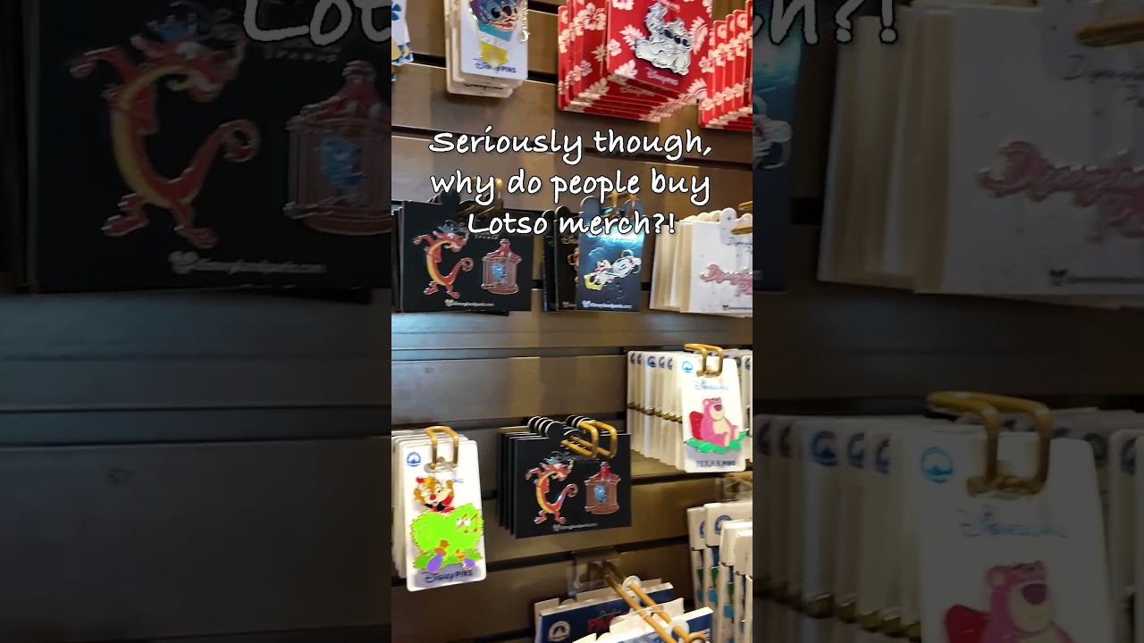 Почему люди покупают сувениры с Лотсо в парижском Диснейленде?!