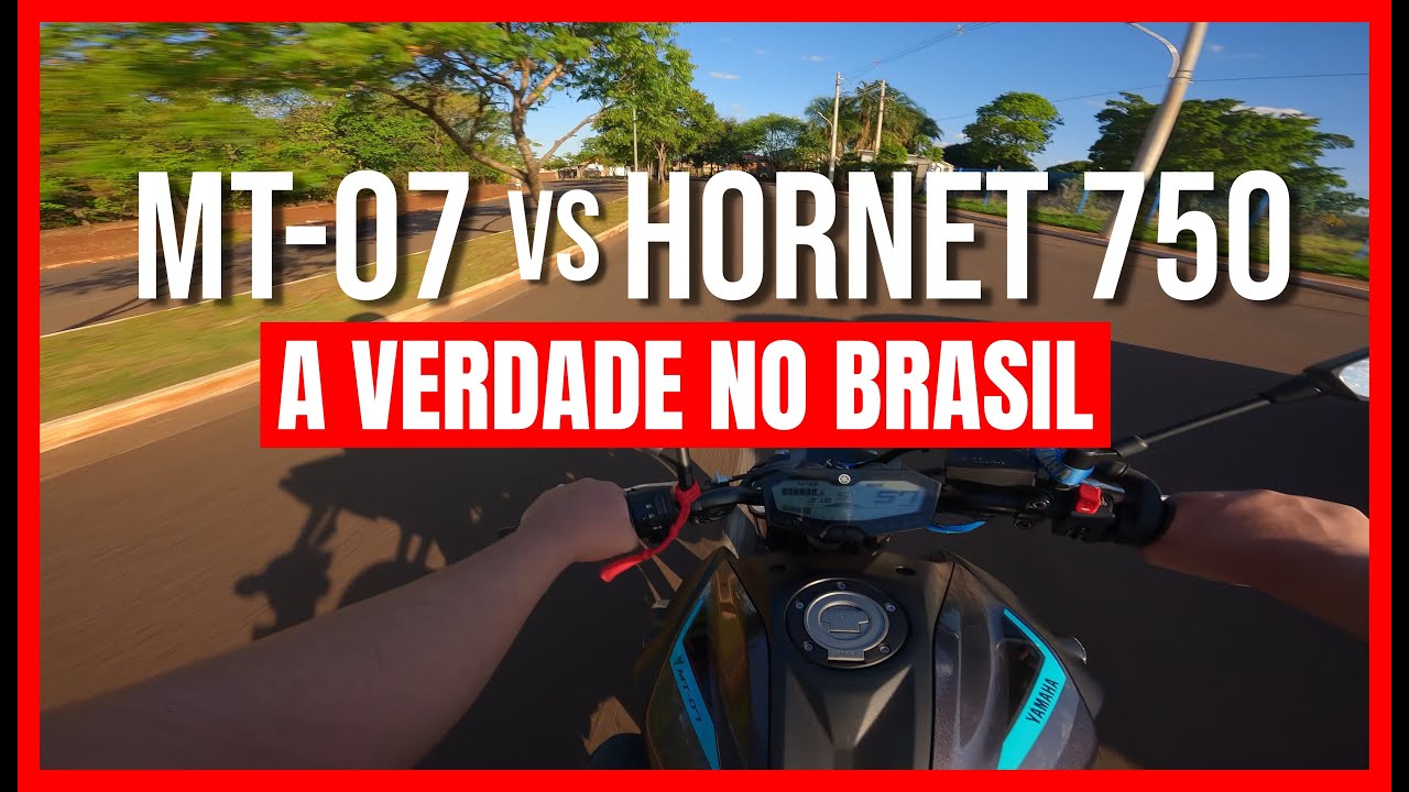 MT-07 vs Hornet 750: a VERDADE sobre pot&ecirc;ncia, nerf e custo real no Brasil