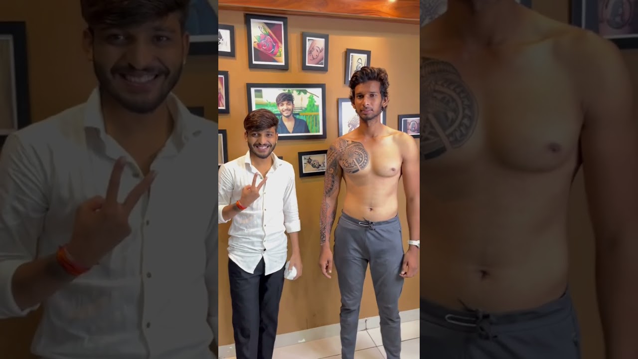full hand tattoo kesa laga guys  🔥❤️ #viral #viralvideo #shorts #tattoo