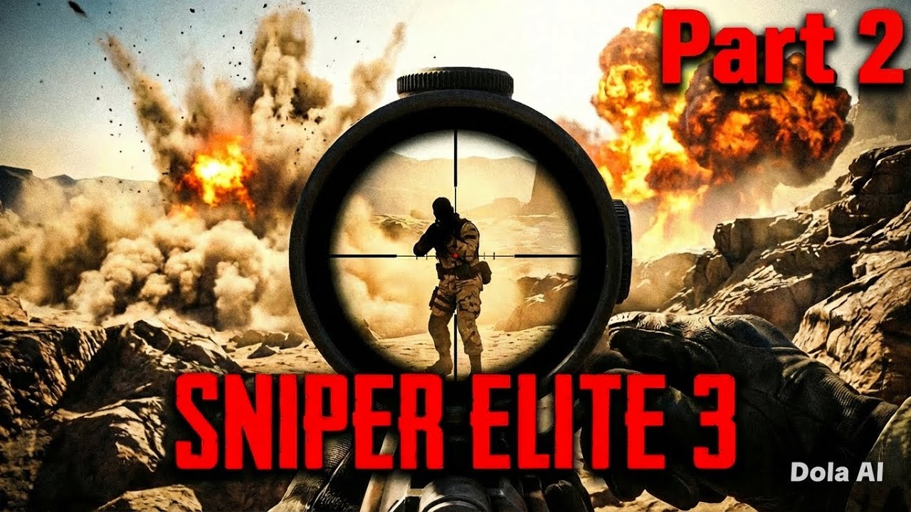 Sniper Elite 3 Gaberoun Part 2 Gameplay