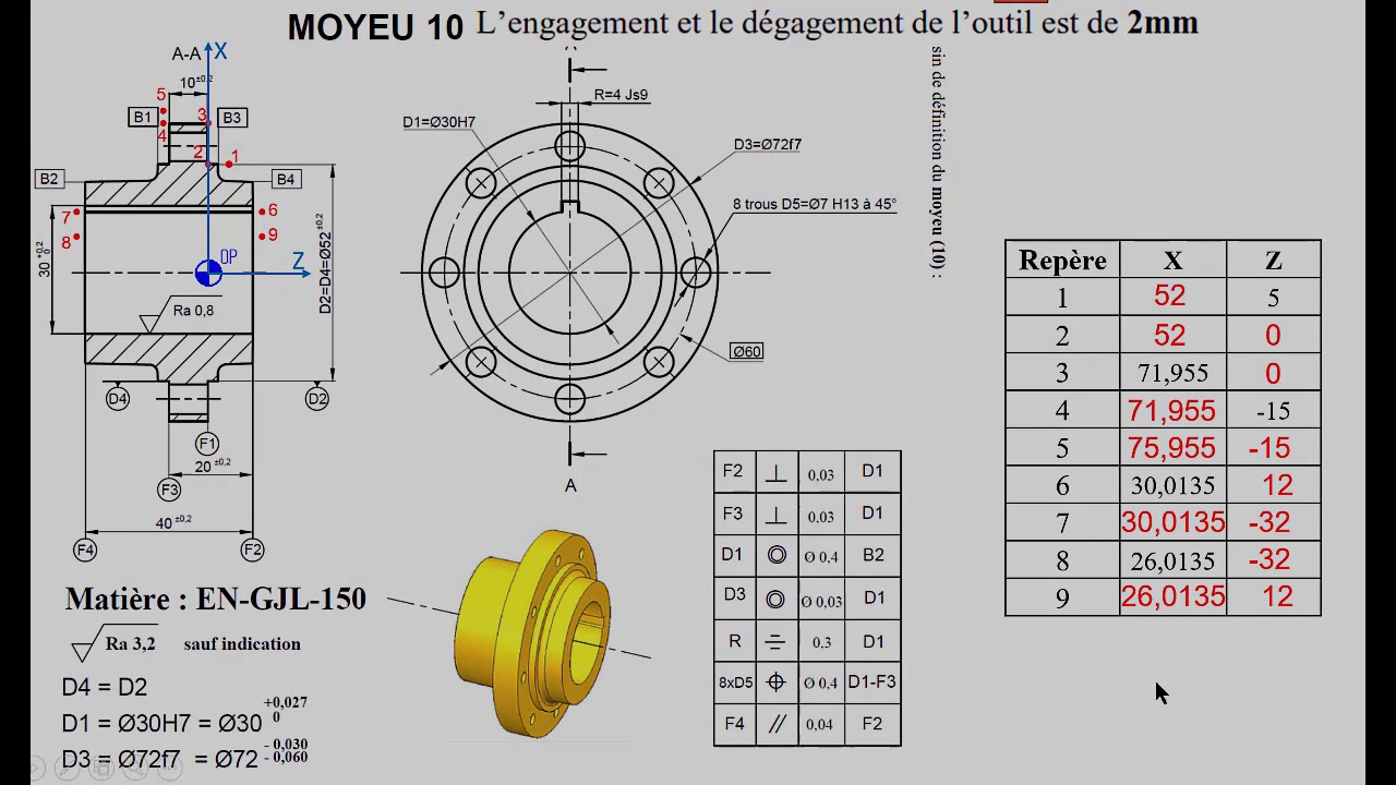 Commande numérique Session Normale 2016