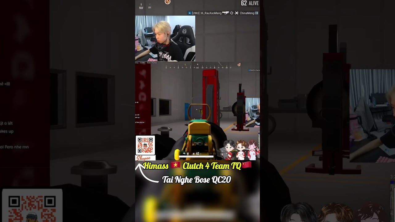 Himass 1v4 Team Pro Trung Quốc – Highlight PUBG!