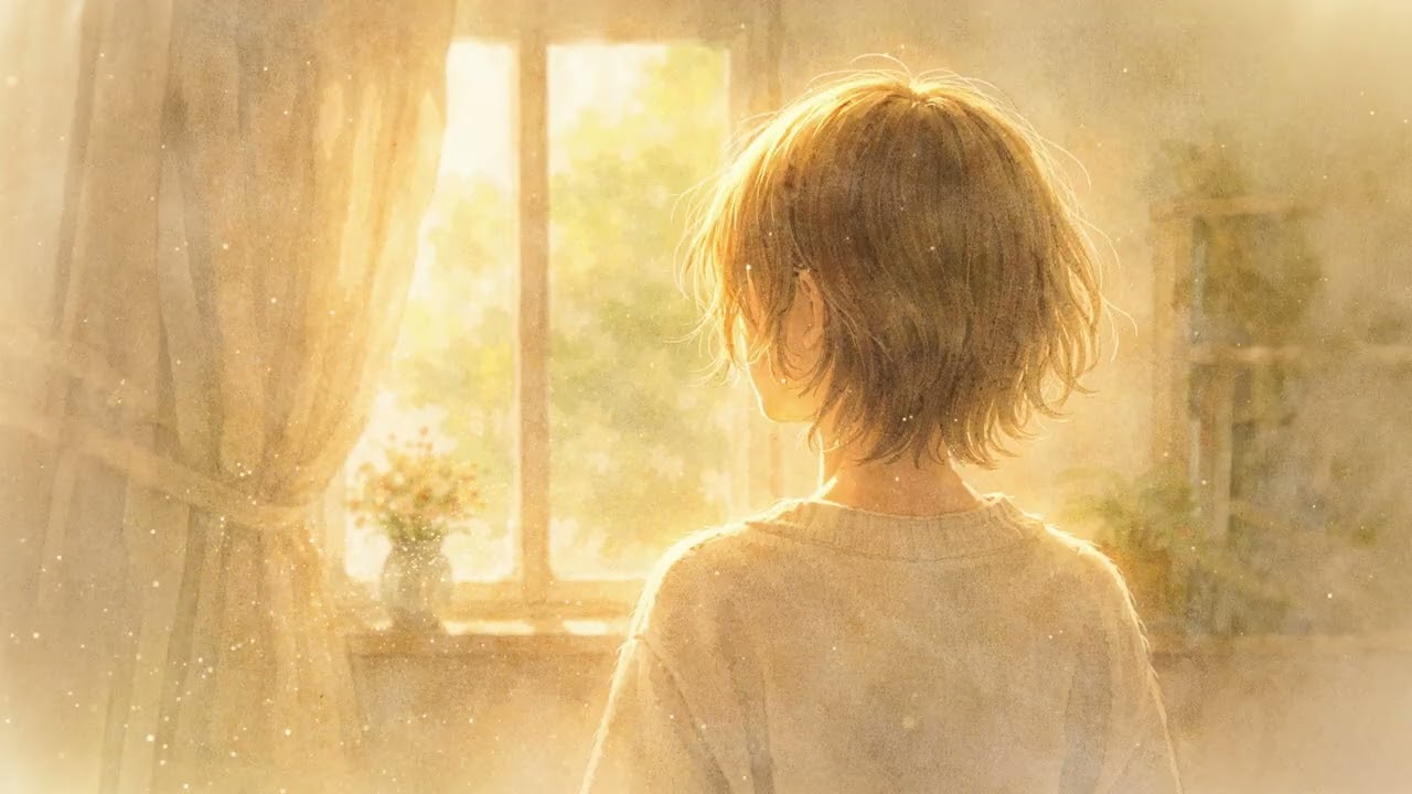 Sunlight Touching Your Hair · 陽だまりが髪に触れる | Soft LoFi Piano for Sleep, Calm & Warm Light