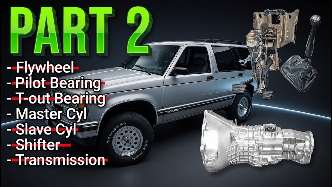 Замена механической коробки передач NV3500 5-ступенчатой ​​S10 Blazer, часть 2