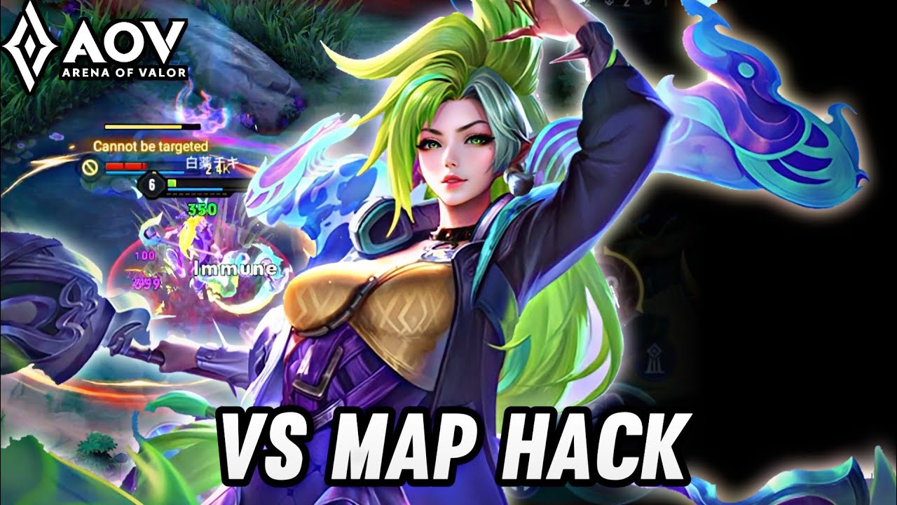 MINA GAMEPLAY | VS MAP HACK? - ARENA OF VALOR