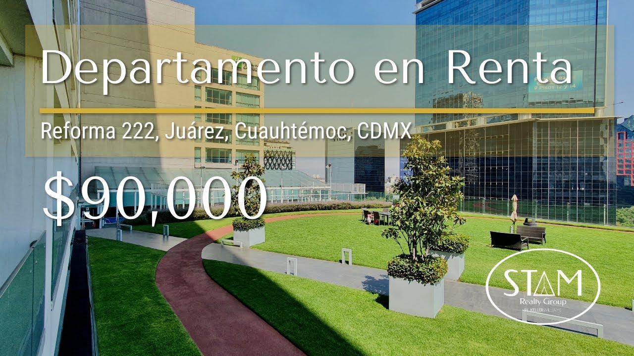 Departamento en RENTA en Reforma 222, Colonia Juarez CDMX