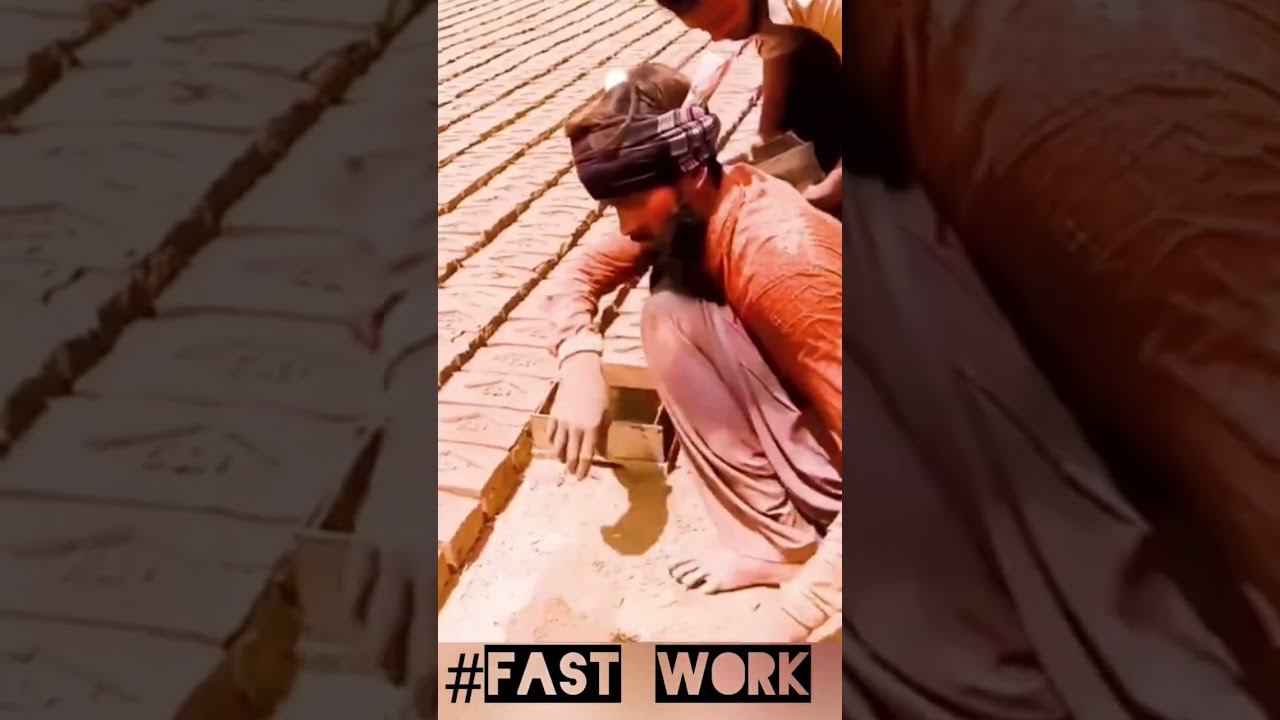how bricks are made#fast work #shorts