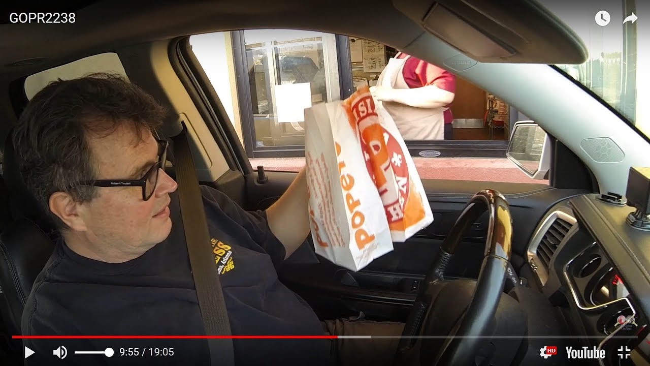 I'm going to Popeye's! Two Bagger with Spicy Chicken, Red Beans & Rice, Goodyear, Arizona, GOPR2238
