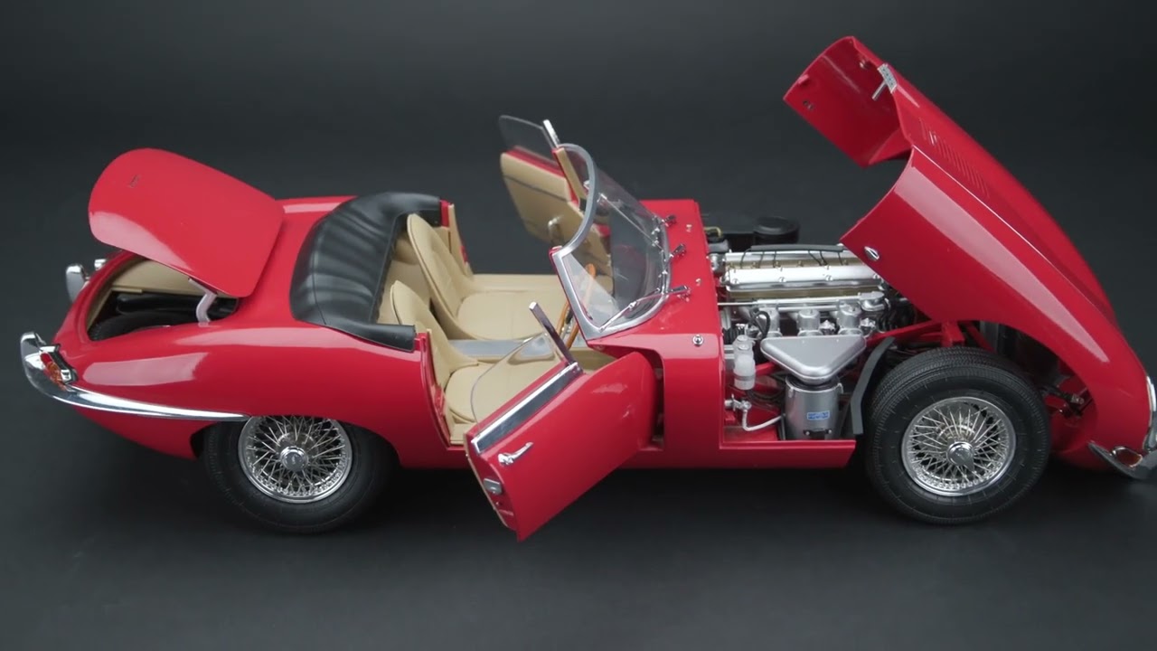 E type Jaguar model kit - 1/8 scale