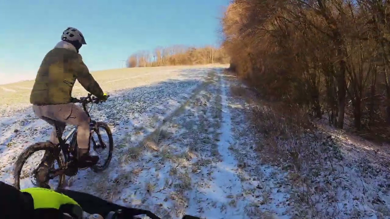 ❄️ Winter-MTB-Abenteuer: Durch Schnee, Tunnel & Waldwege 🚲