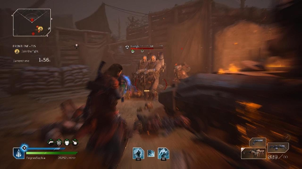 OUTRIDERS FRONTLINE TRICKSTER GOD MELTING DAMAGE