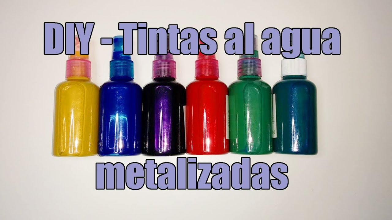 DIY: Haz tus propias tintas en spray metalizadas