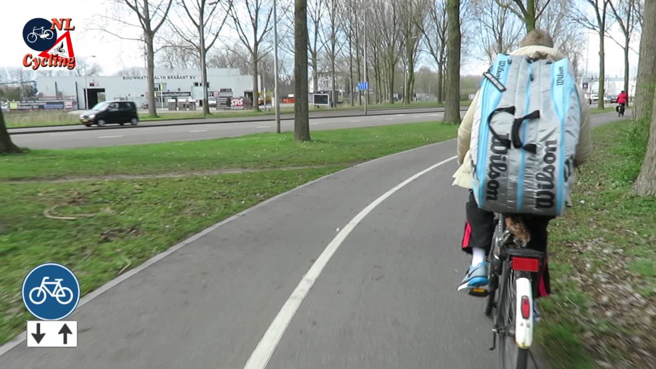 Bicycle ride from Den Bosch to Zaltbommel (NL) real-time