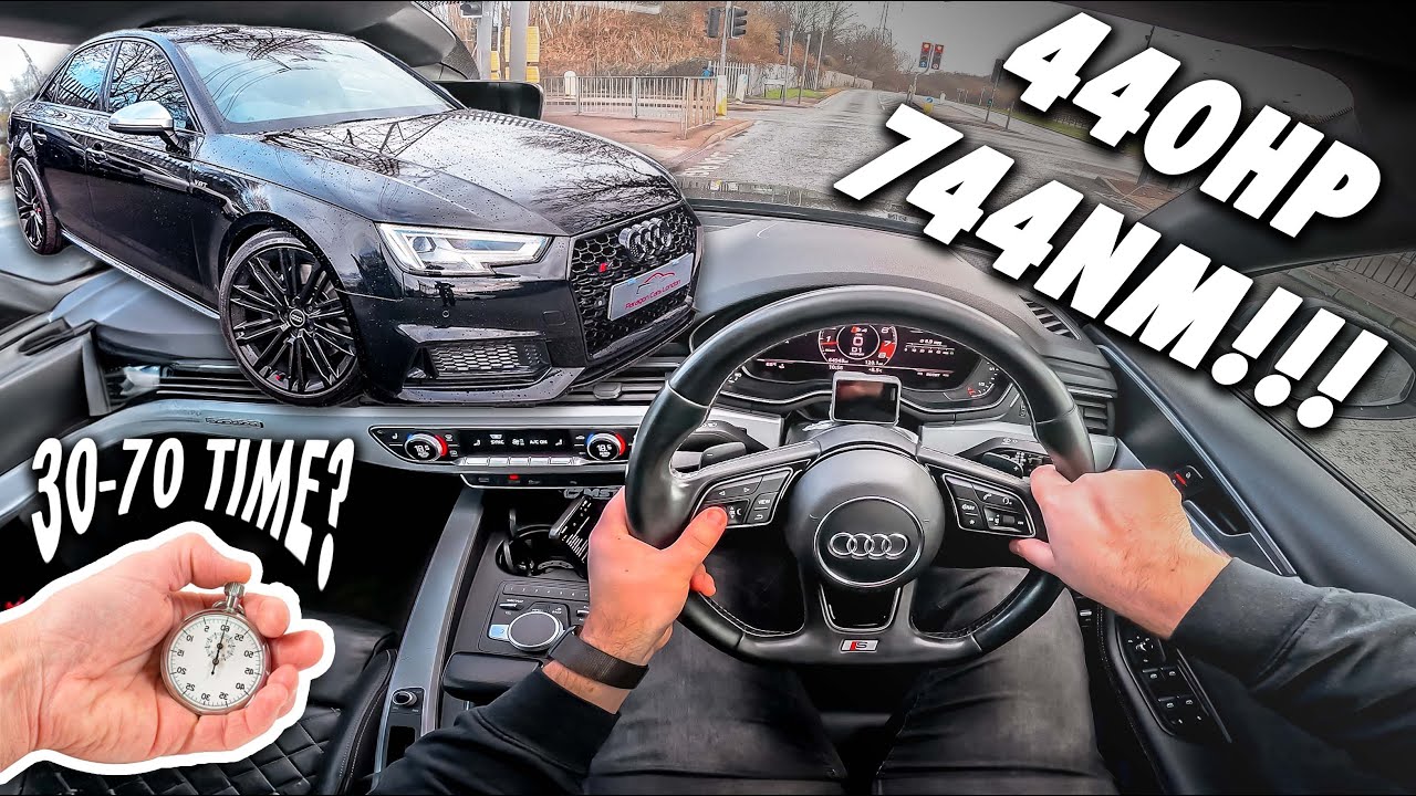 Faster than an RS4? // Stage 1 Audi S4 review *POV*
