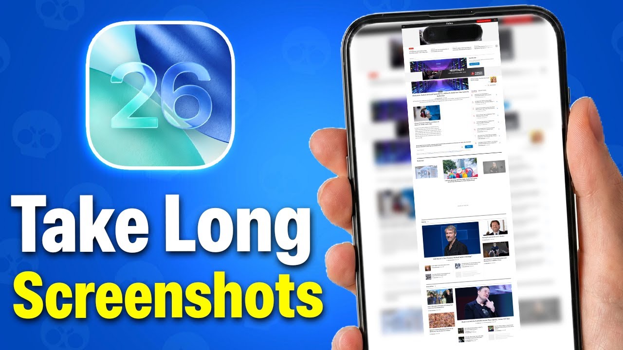 How To Take Long Screenshot In iPhone (iOS 26 Update)