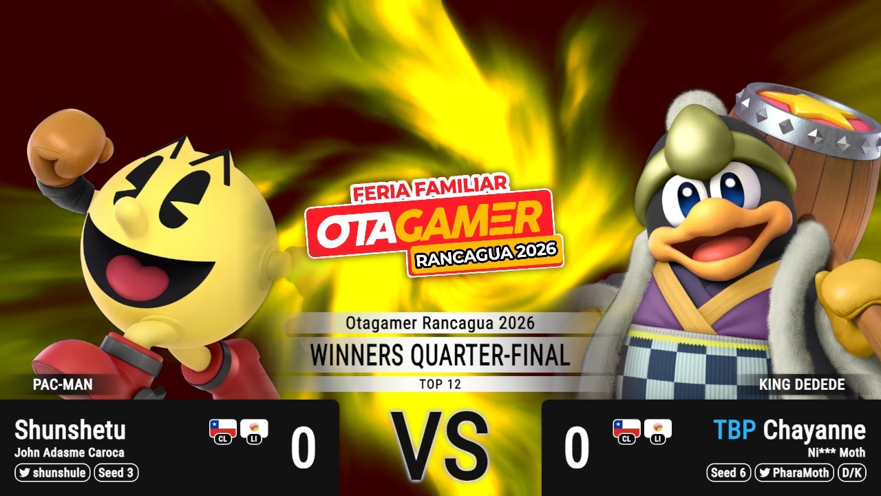 OGR Top16 - WQF - SKC|Shunshetu(Pac-Man) vs TBP|Chayanne(King DDD)