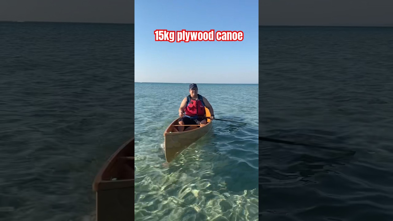 Very Cheap DIY Plywood Canoe #plywood #canoe #diy