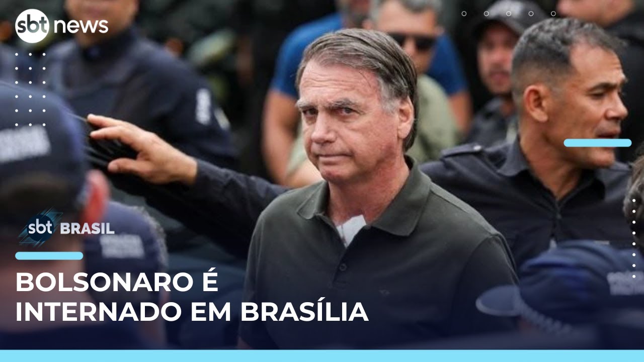 Bolsonaro é internado às pressas em hospital de Brasília | #SBTBrasil