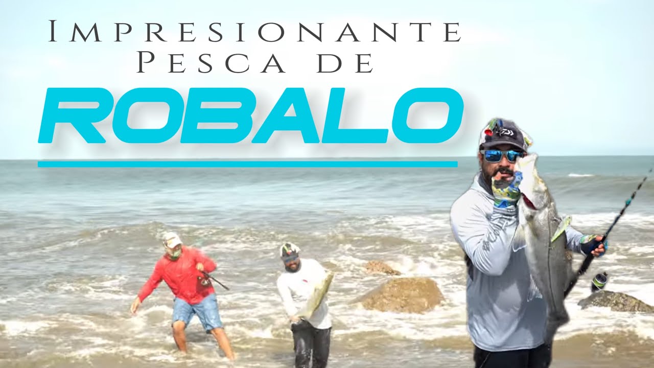 PESCA DE ROBALOS (snook) ¡¡¡EN IMPRESIONANTE PLAYA DE EL SALVADOR¡¡¡¡¡¡¡