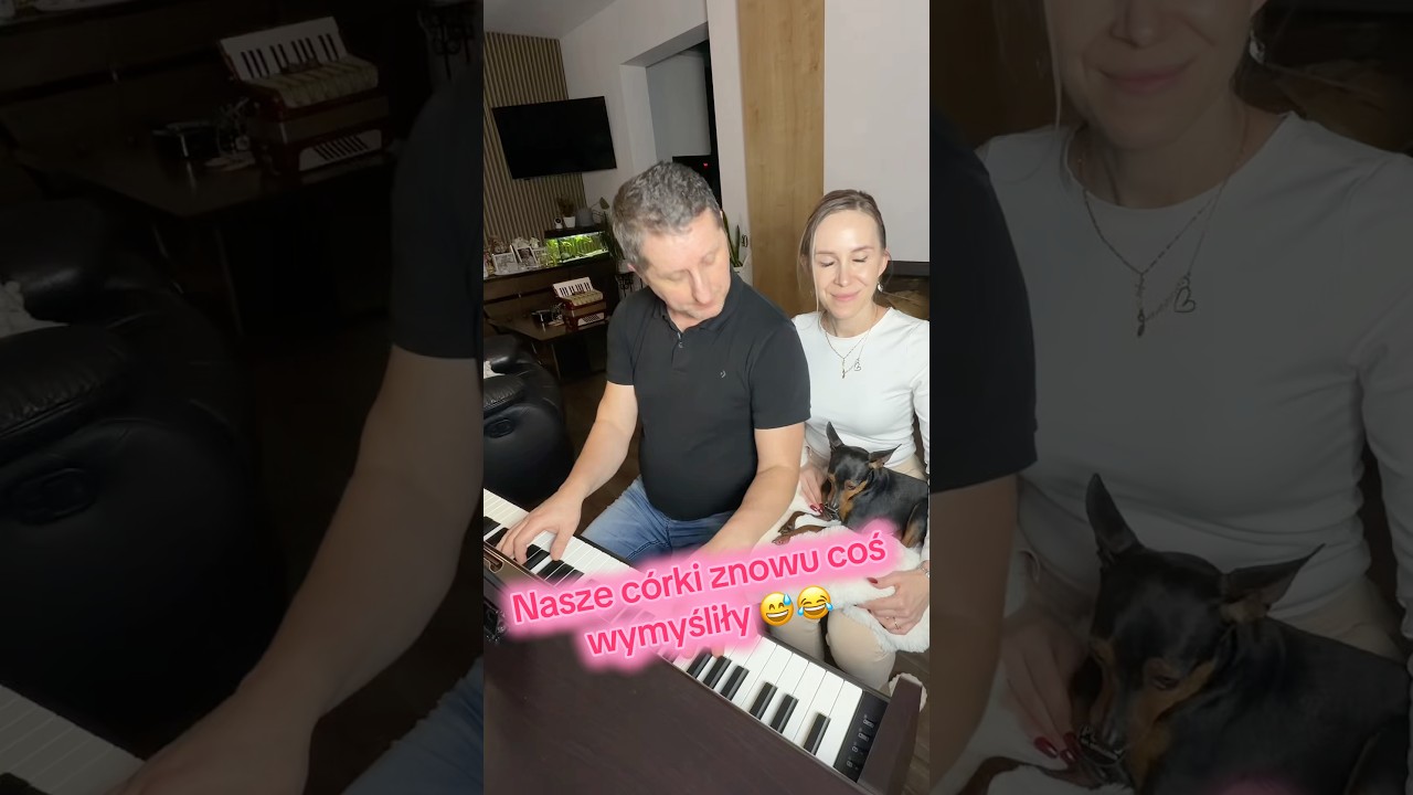 Nasze c&oacute;rki znowu coś wymyśliły&hellip; 😂A Pedro śpiewa&hellip;&bdquo;A będziesz m&oacute;j&hellip; drogi widzu 😅