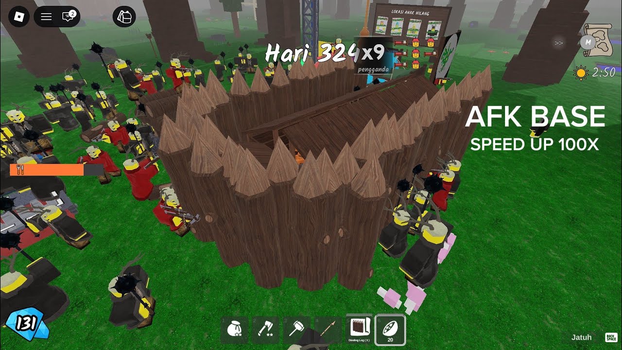 MAKING AN AFK BASE IN 99 NIGHTS IN THE FOREST