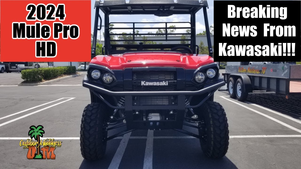 2024 Kawasaki Mule Pro HD + Breaking News From Kawasaki!