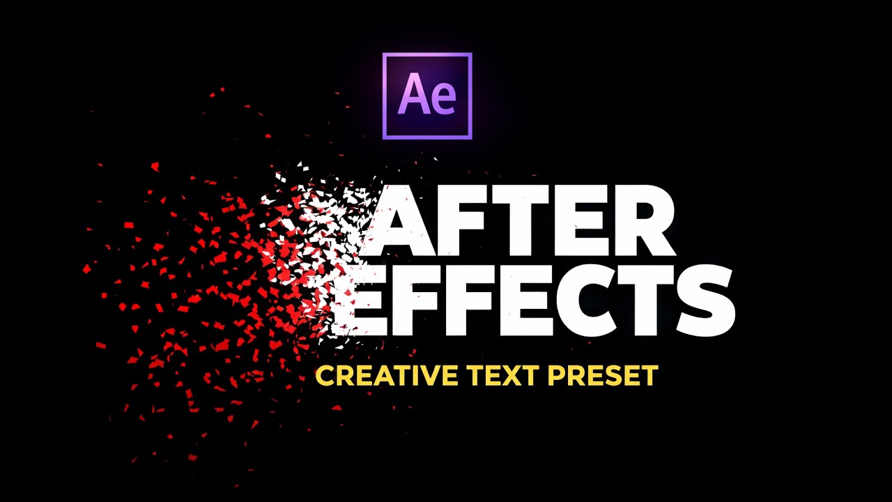 Adobe After Effects দিয়ে তৈরি করুন Creative Text Preset সহজেই!