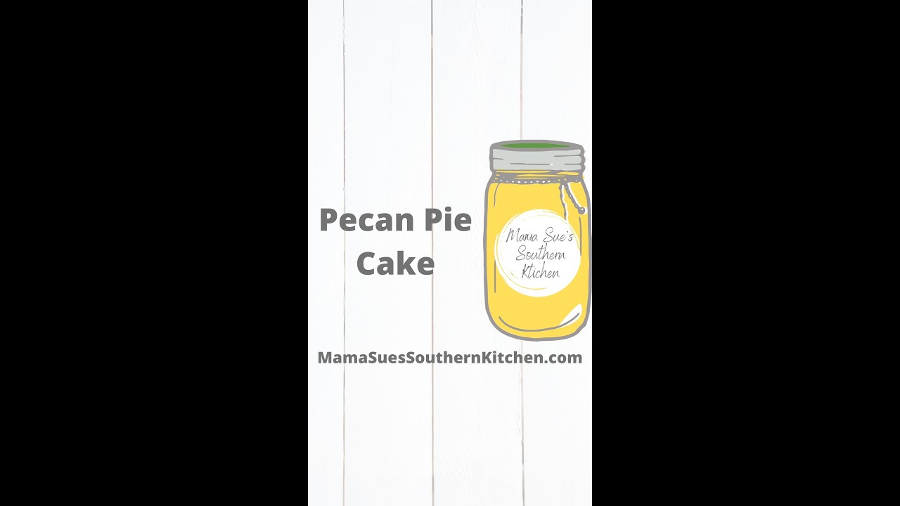 How to make PECAN PIE CAKE | YouTube Shorts | Easy dessert recipe for two