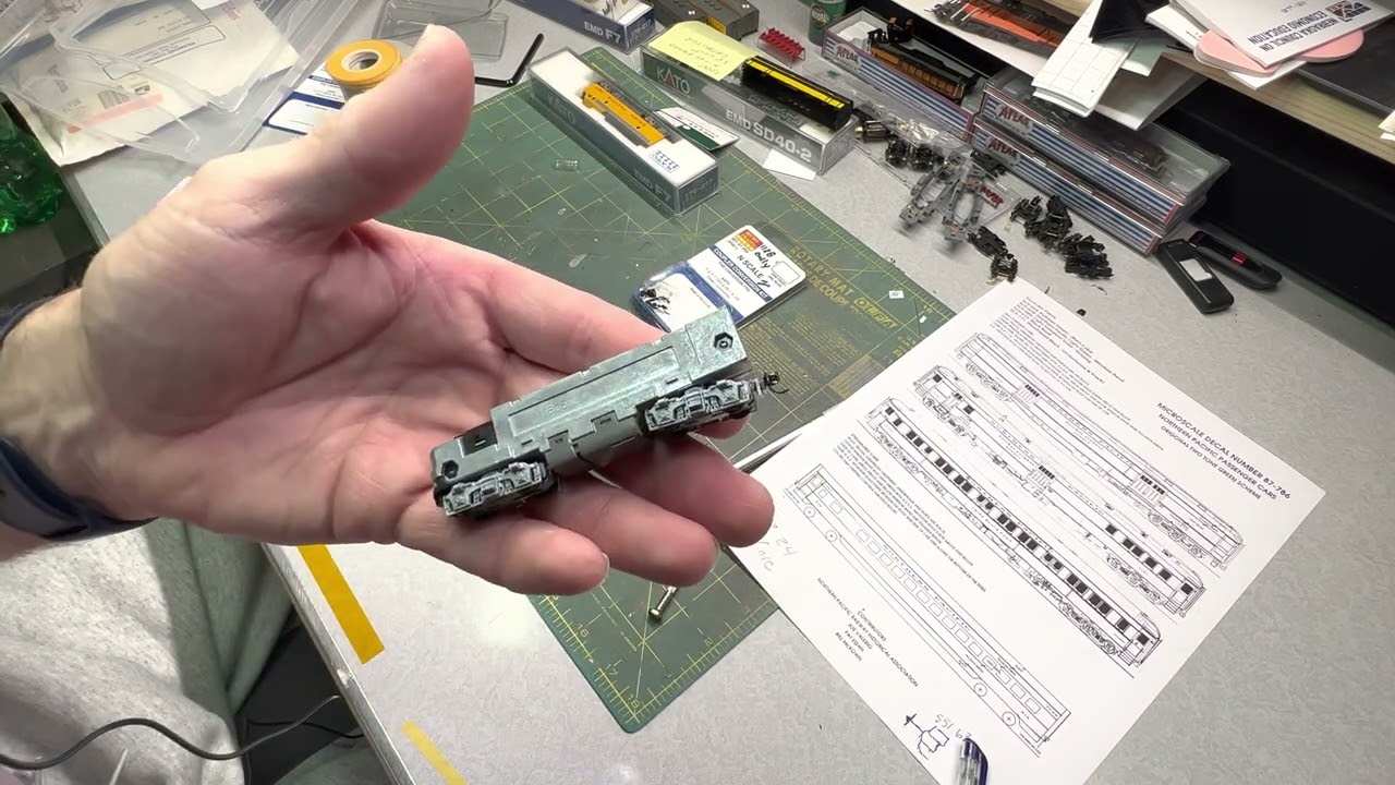 Adding Micro-Trains Couplers Kato F-7a