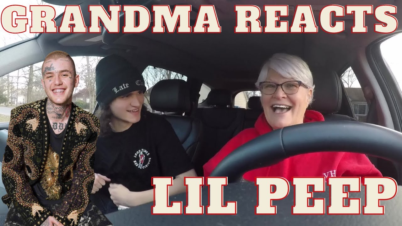 GRANDMA REACTS TO LIL PEEP!! (RUNAWAY OG, WORLDS AWAY)