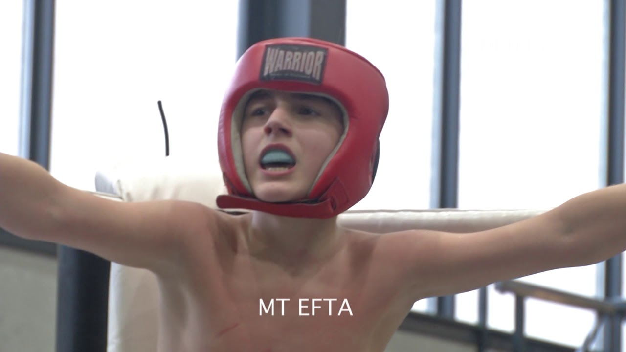 Victory of Adil the young K1 fighter of Da Vinci Fighting - Brussels