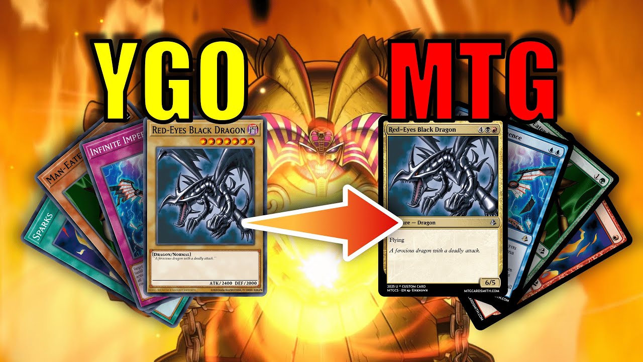 Я превратил БОЛЬШЕ карт Yu-Gi-Oh! в магию: карты The Gathering