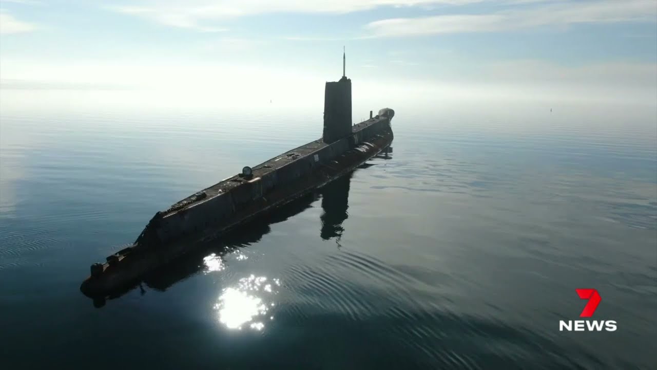 Fears submarine left abandoned at Western Port Bay will be destroyed   7NEWS