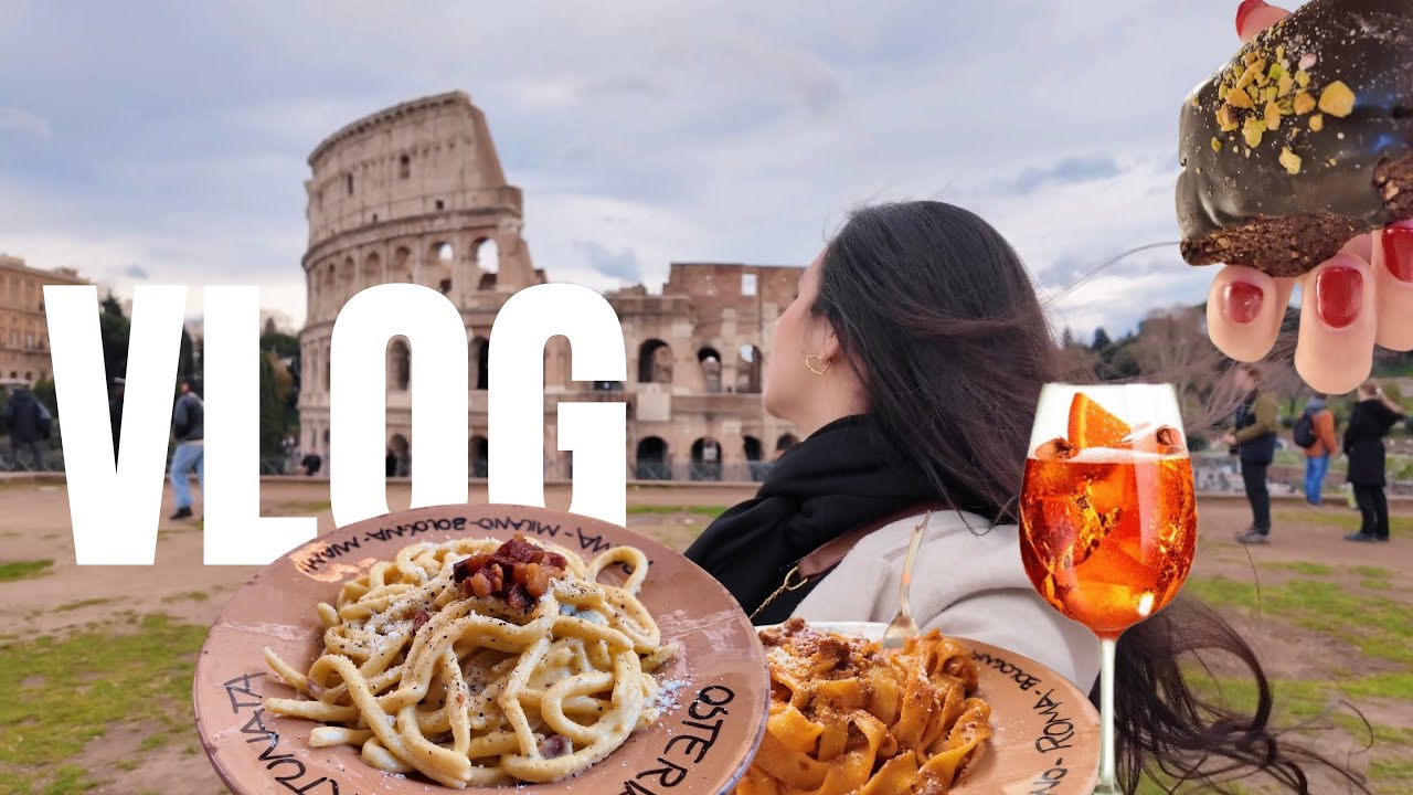 Primeiro dia em Roma | Coliseu, doces italianos, Osteria da Fortunata e mais | Vlog #5