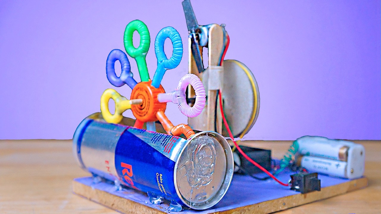 Make a Amazing DIY Bubble Machine with Recycled Materials  Science Projects