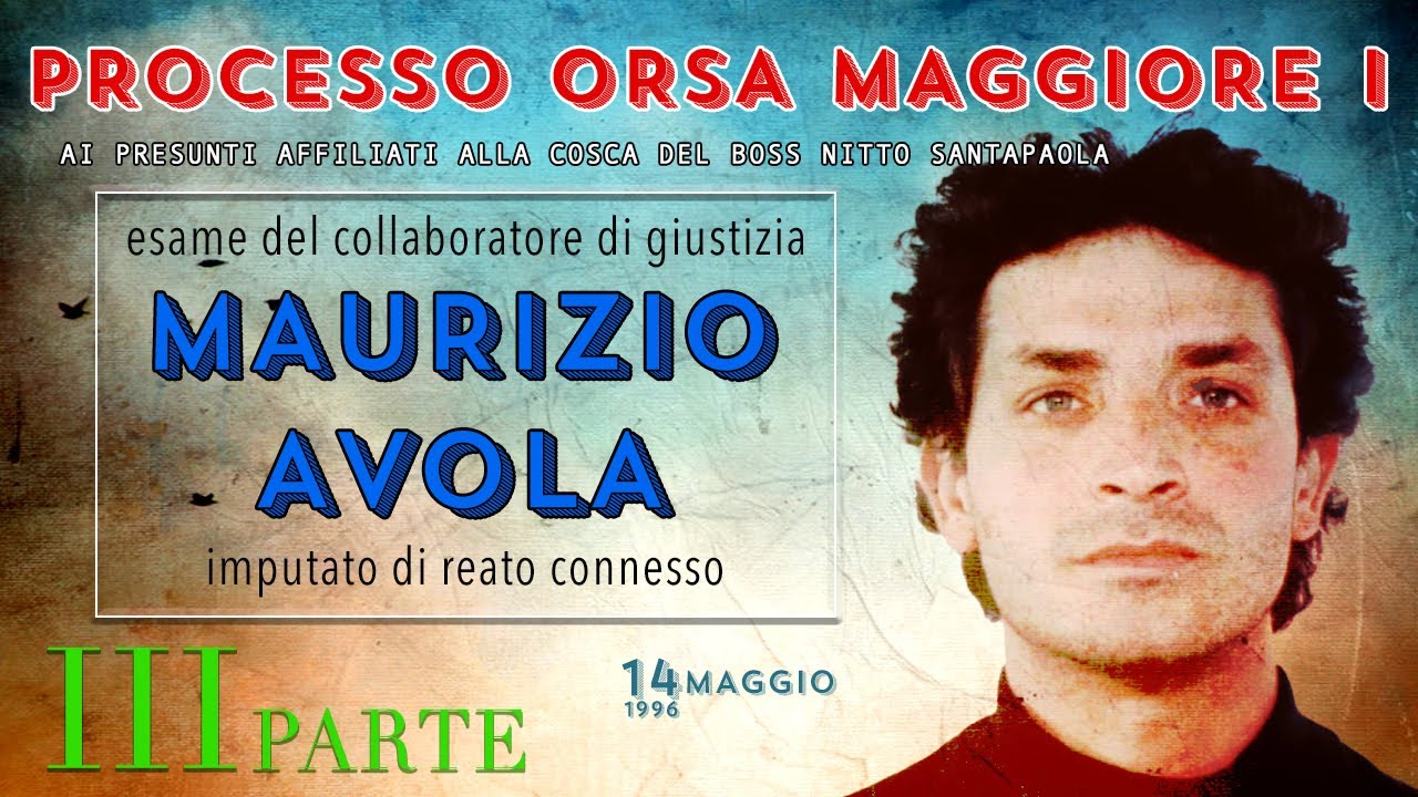 Maurizio Avola 14 Mag. 1996 - Processo Orsa Maggiore I - Terza Parte