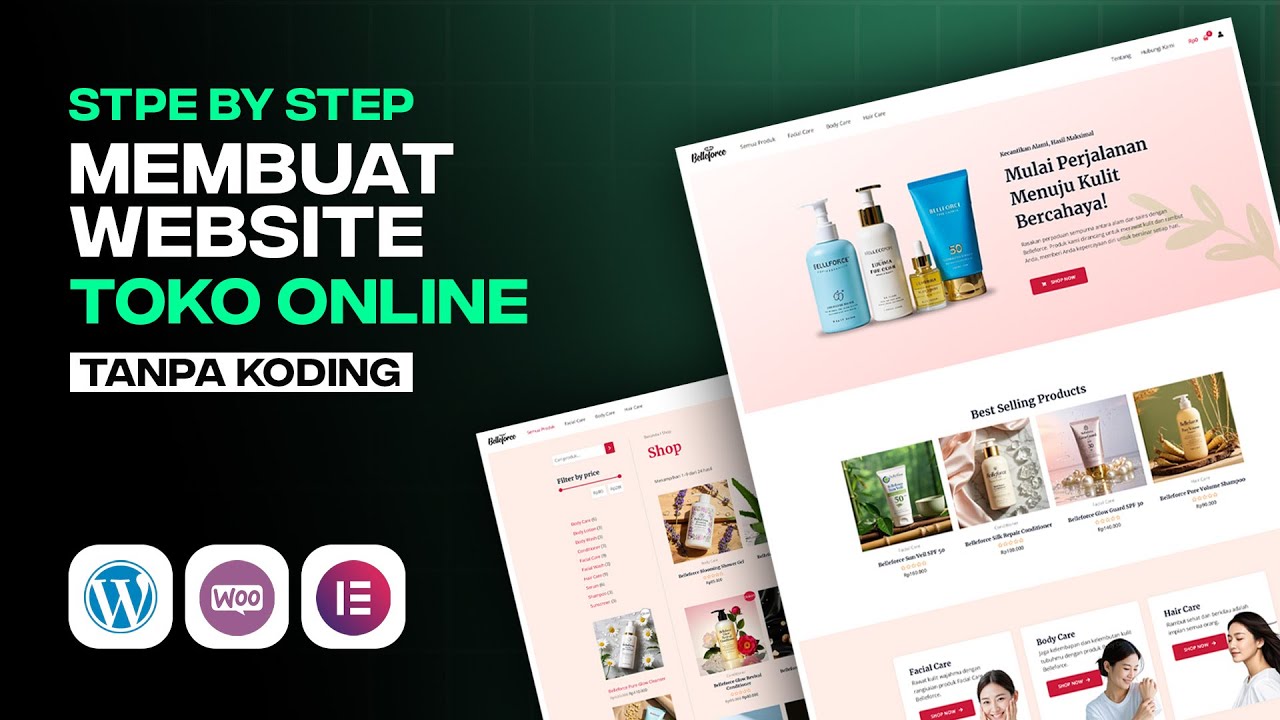 Membuat Website Toko Online 2025 Tanpa koding - WordPress + WooCommerce 🛍️