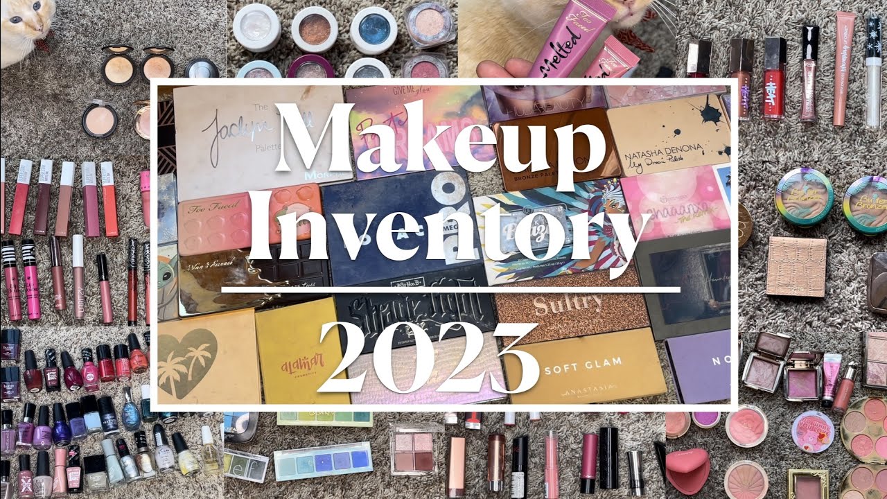 2023 Makeup Inventory // Did I reduce? Comparing all my numbers to last year!
