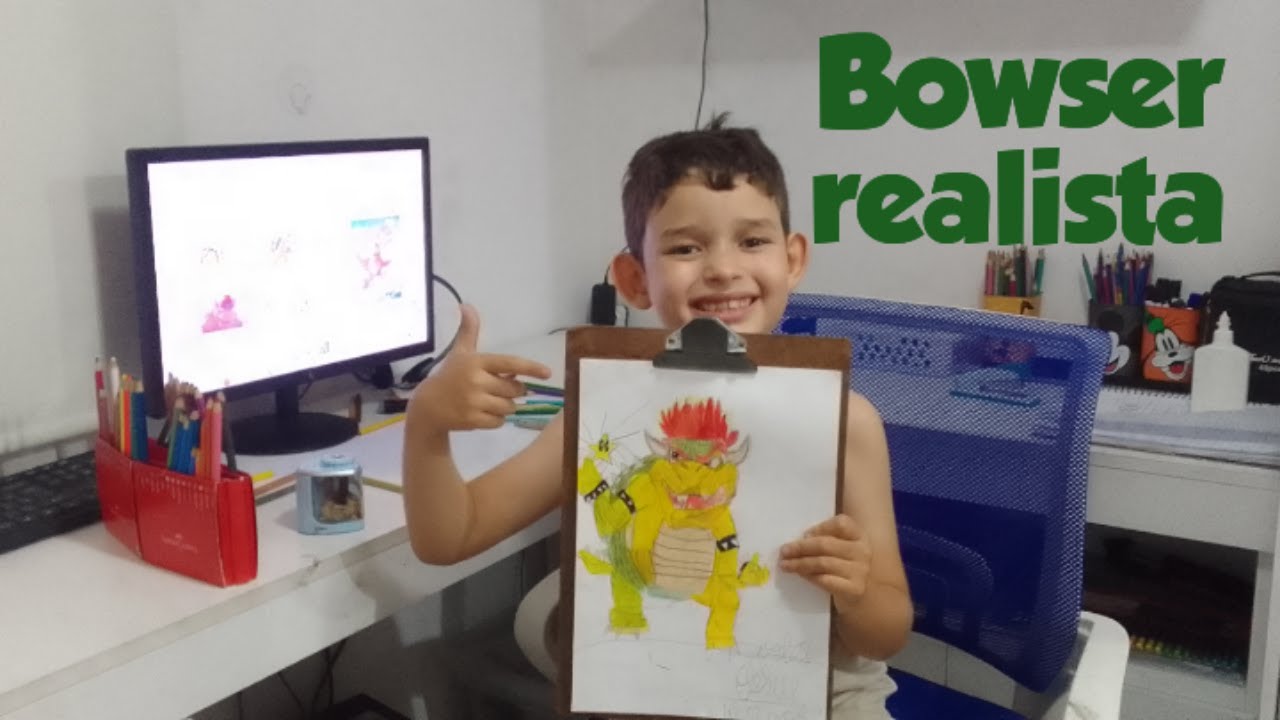 Como desenhar o Bowser do Super Mario Bros
