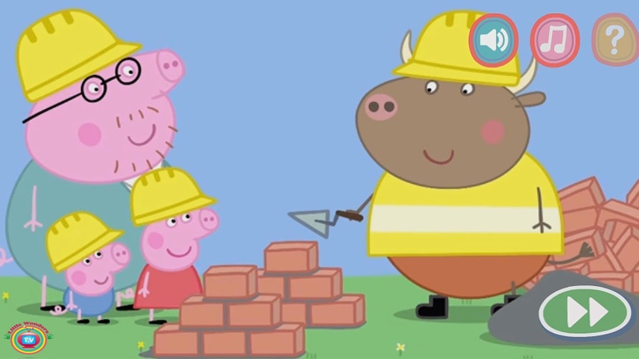 Peppa Pig New House - Help Peppa Pig and George Pig build a new house