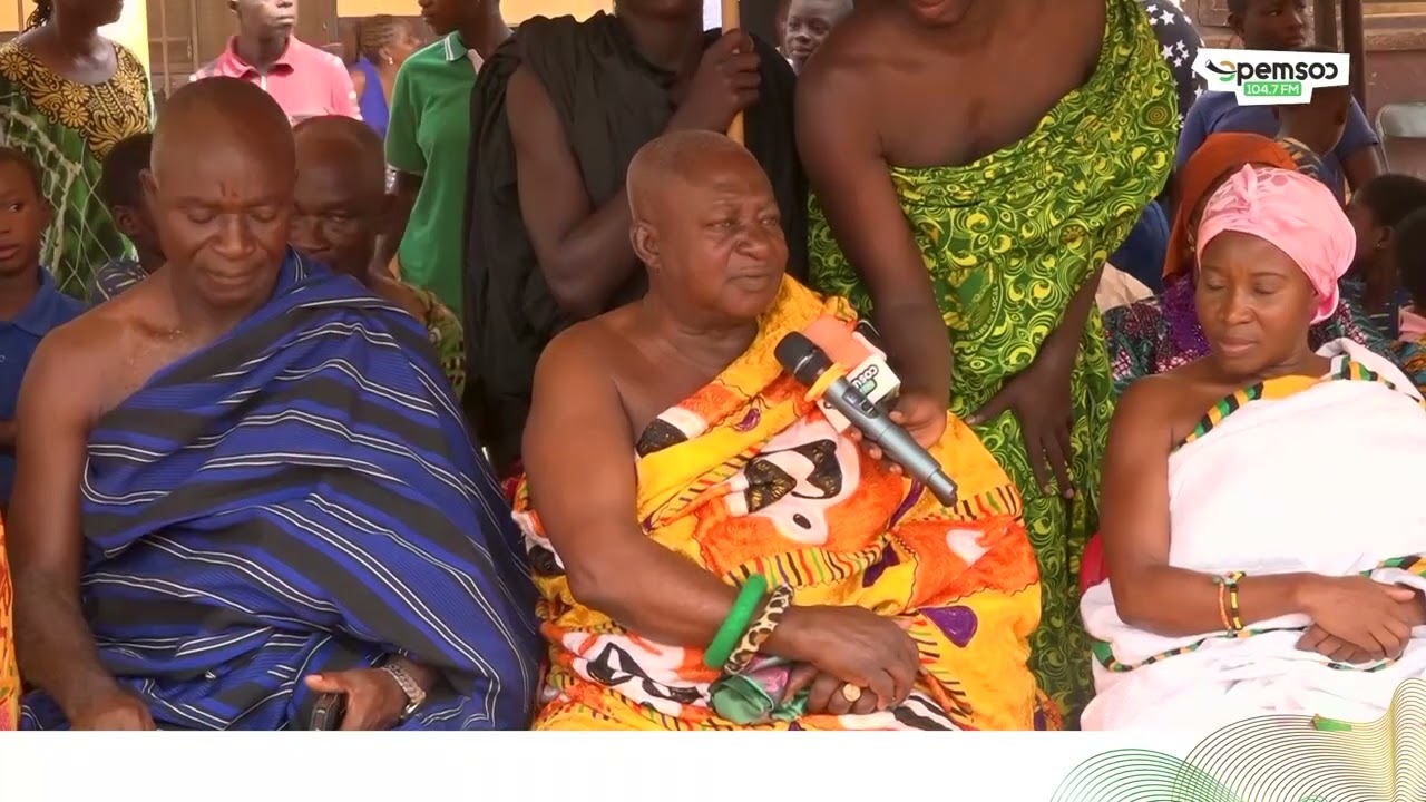 Otumfuo Kwasentuohene, Kwasentuobaapanin donate to Ohwimase Anglican School
