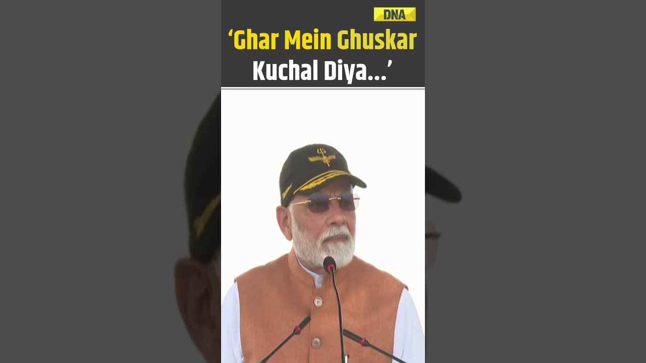 PM Modi Speech: PM Modi Lashes Out At Pakistan From Adampur Airbase #operationsindoor #pmmodi