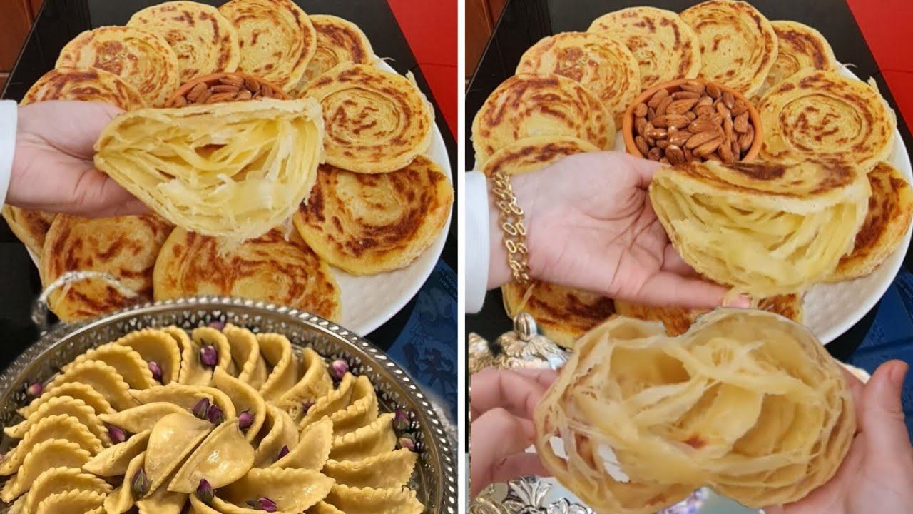 حصريا⚠️ ملاوي كعب غزال للعراضة والمناسبات بنكهة رائعة ،غير ب5 دراهم لوز بهري ضيافك meloui marocain 