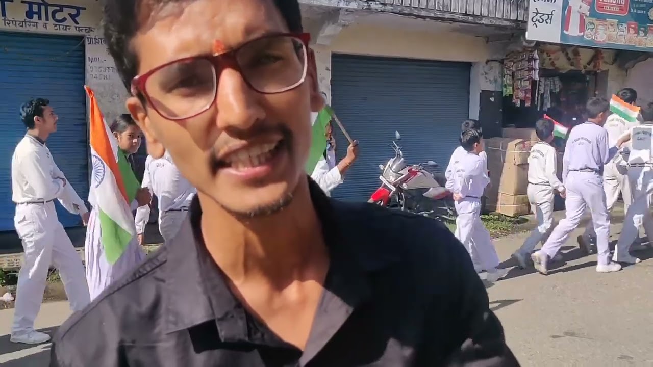 St. Adams Tiranga rally mai baacho ka josh 💖😁