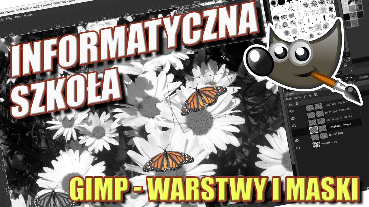 Jak używać warstw i masek w programie GIMP | Poradnik dla początkujących