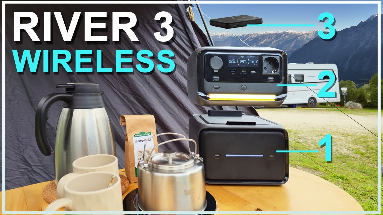 Was kann die 3in1 Powerstation von EcoFlow? RIVER 3 MAX PLUS - WIRELESS